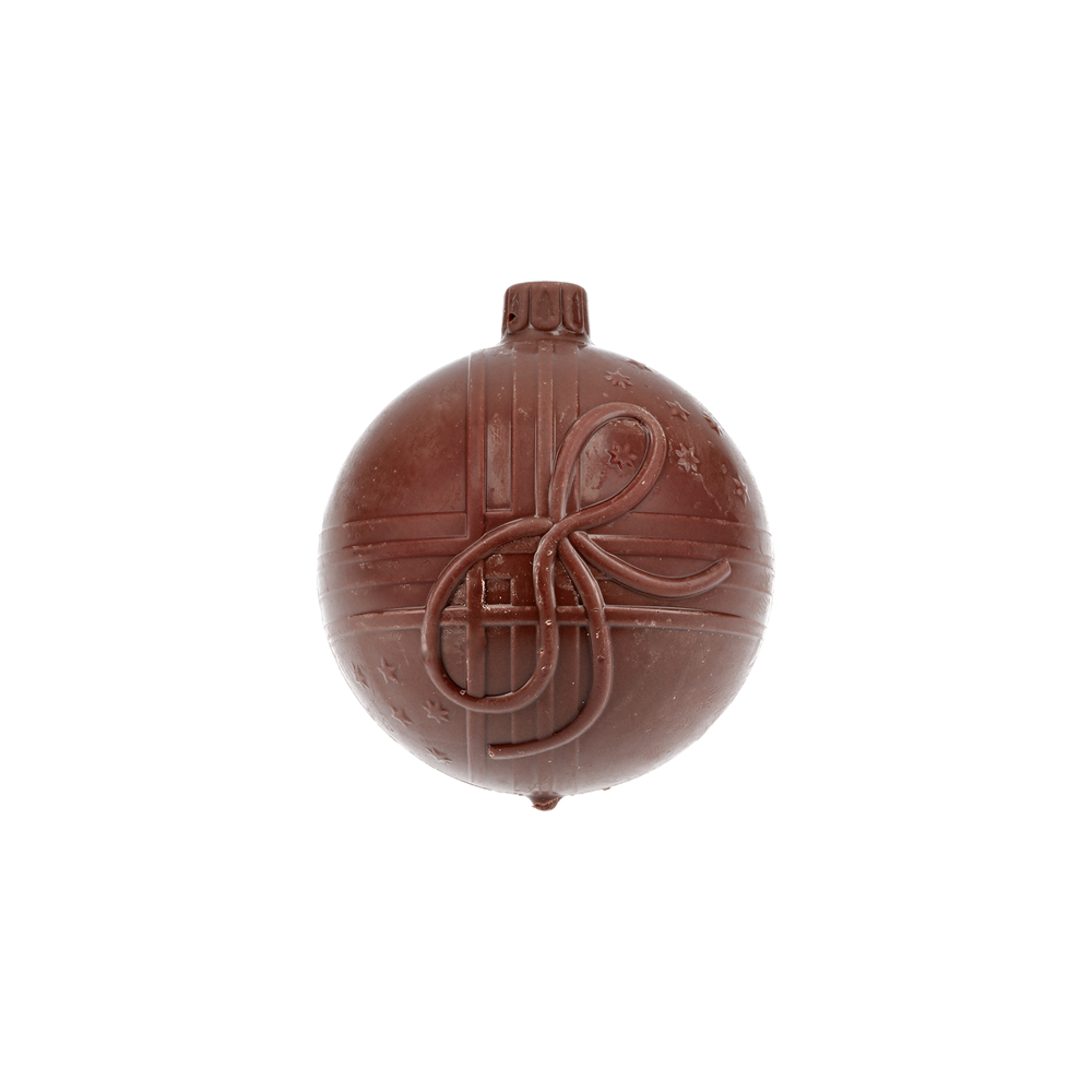 Suspension boule de Noël en chocolat au lait bio - 50g