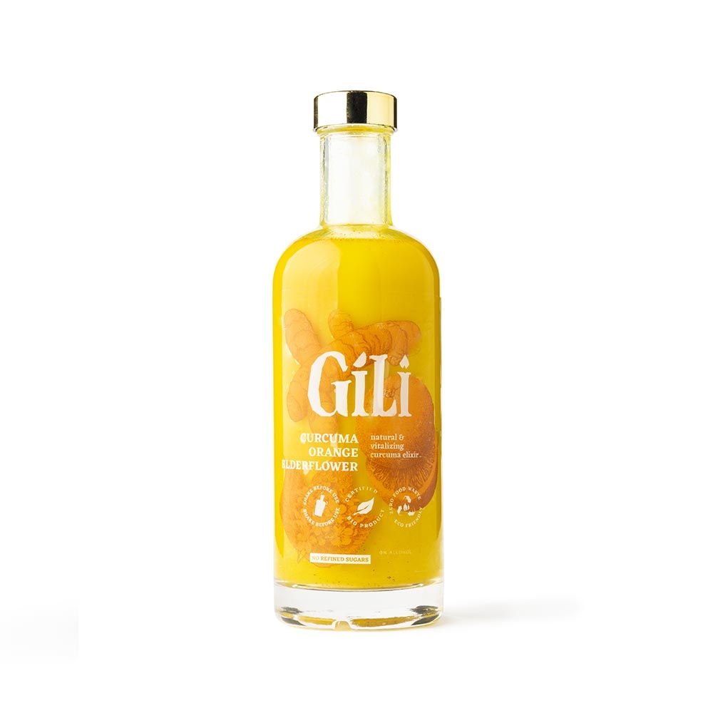 Elixir bio, Curcuma, orange et fleur de sureau - 500ml