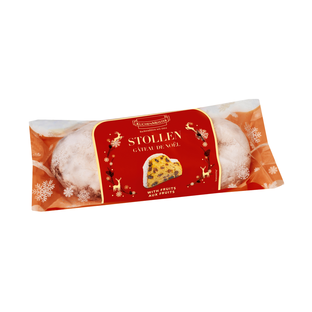 Stollen : gâteau de Noël aux fruits - 500g