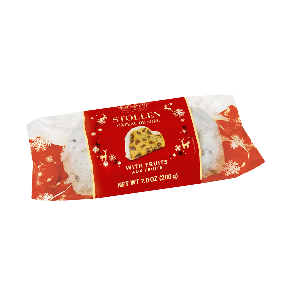 Stollen : gâteau de Noël aux fruits - 200g