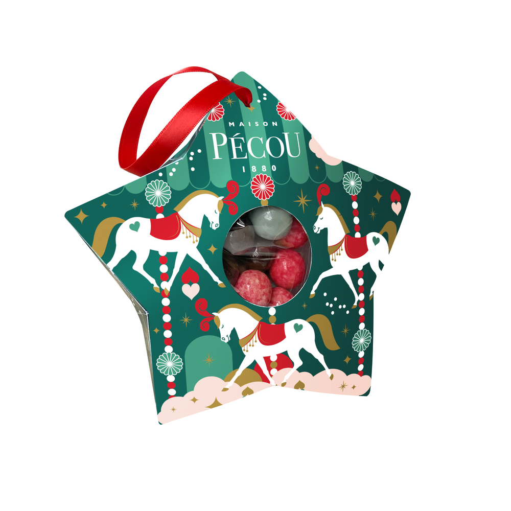 Assortiment de chocolats, carrousel étoile - 80g