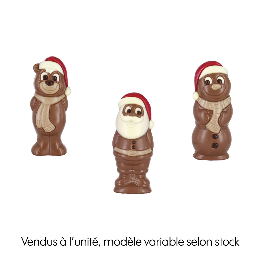 Figurine chocolat au lait, plusieurs modèles disponibles - 55g