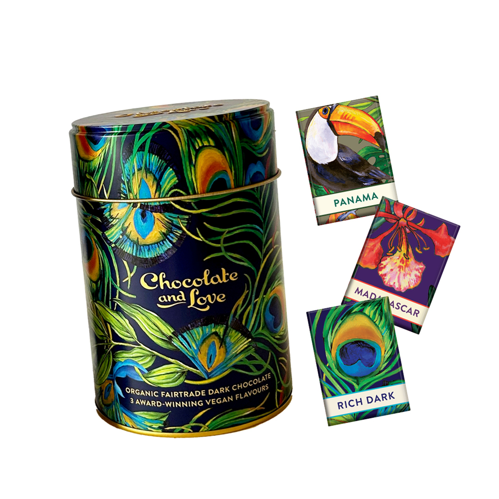 Boîte chocolat noir bio Fairtrade - 165g