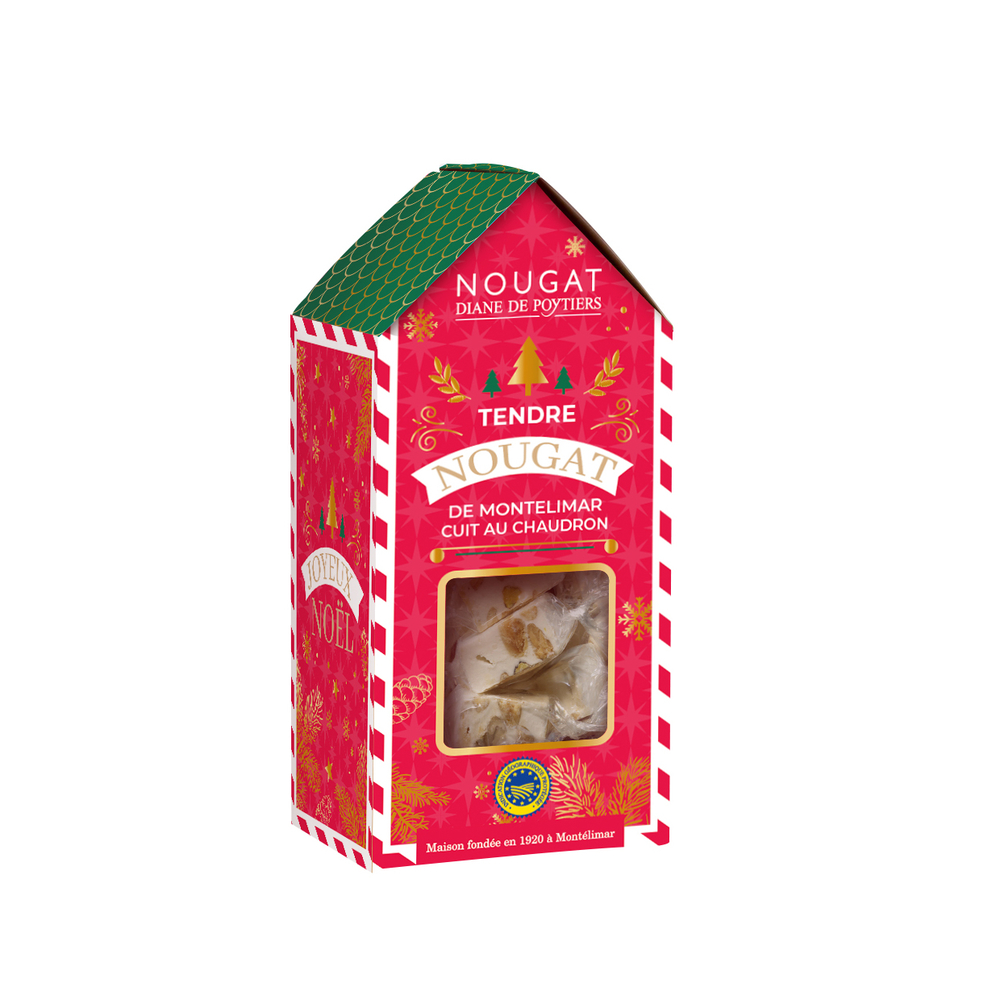 Maison de Noël : papillotes nougat de Montélimar - 120g