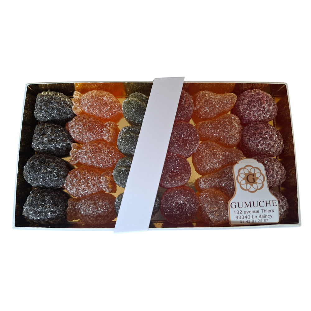 Boîte 26 morceaux de pâtes de fruits - 220g