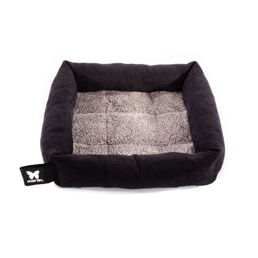 Corbeille Damier Doudouzen pour chien, coloris marron - T.40