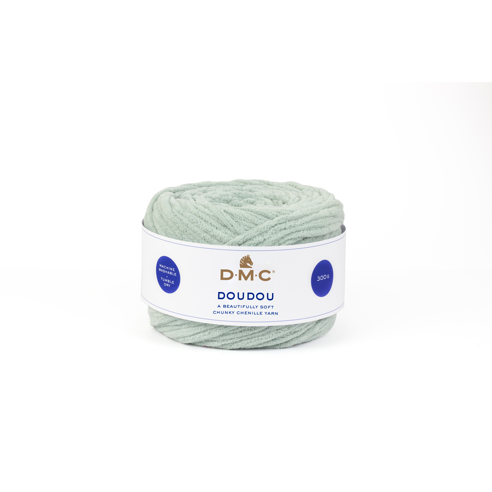 Pelote Doudou en polyester, coloris vert d'eau 02 - 300g