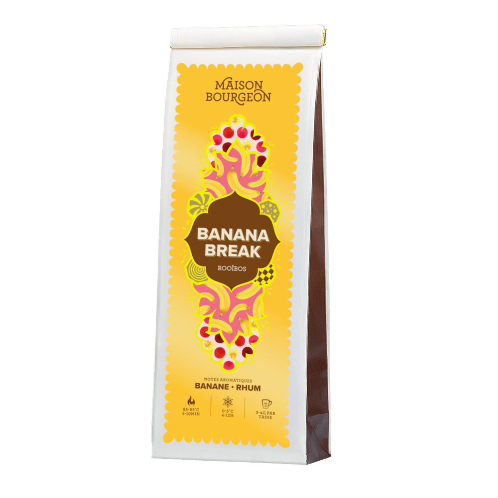 Rooïbos 'Banana break', banane et rhum - 100g