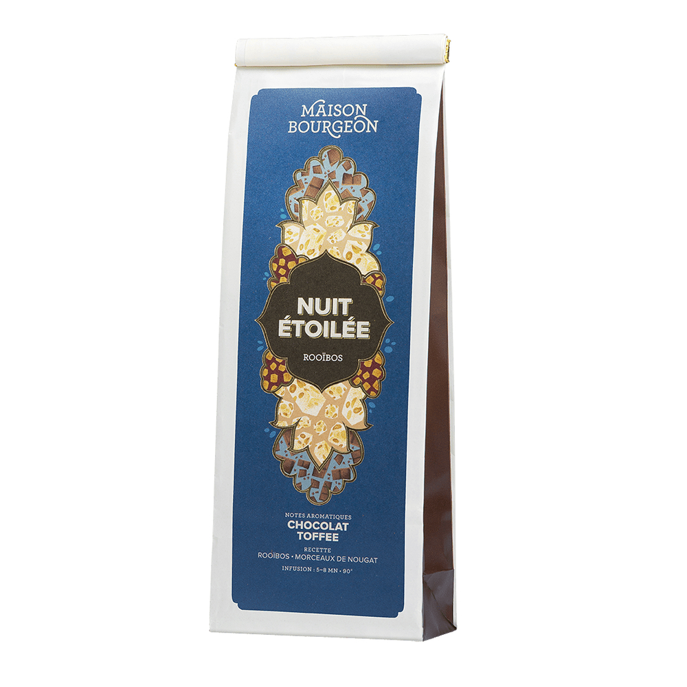 Rooïbos 'Nuit étoilée', chocolat et toffee - 100g