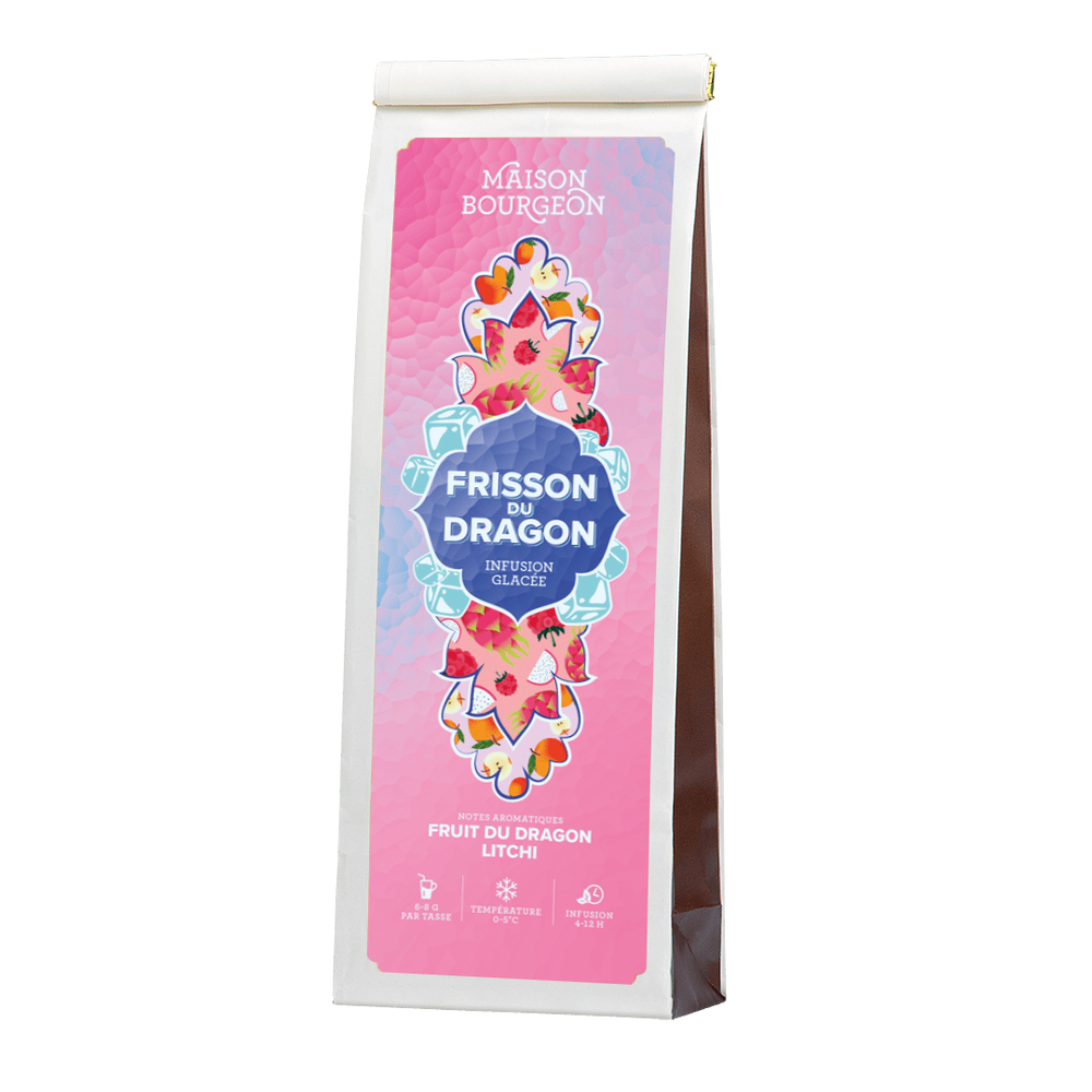Infusion glacée 'Frisson du dragon', fruit du dragon et litchi - 100g