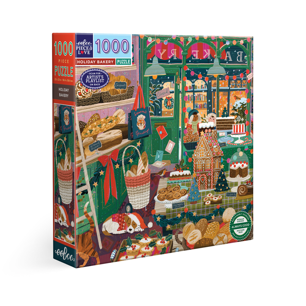 Puzzle Holiday Bakery, 1000 pièces - L.58,5xl.58,5cm