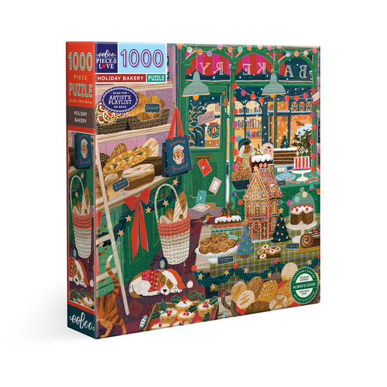 Puzzle Holiday Bakery, 1000 pièces - L.58,5xl.58,5cm