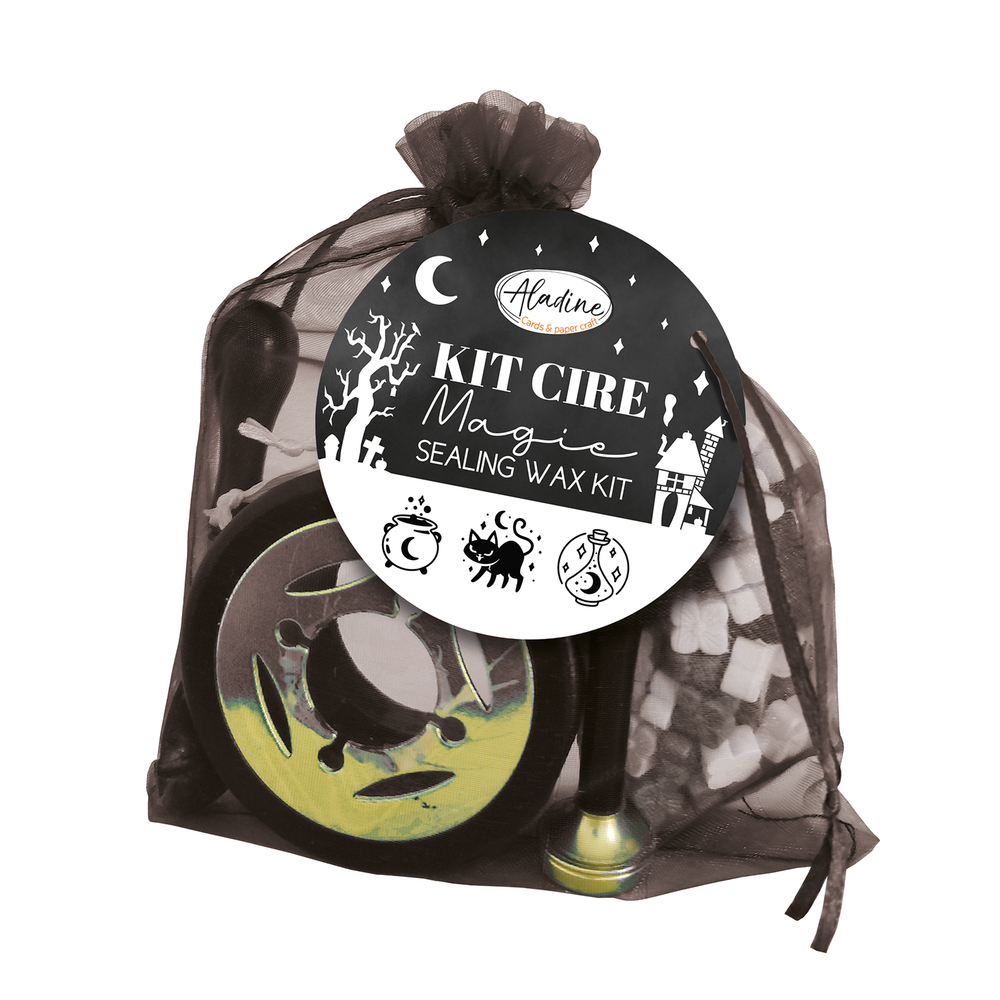 Kit cire magie DIY organza pour réalisation de poinçons - 9 pièces