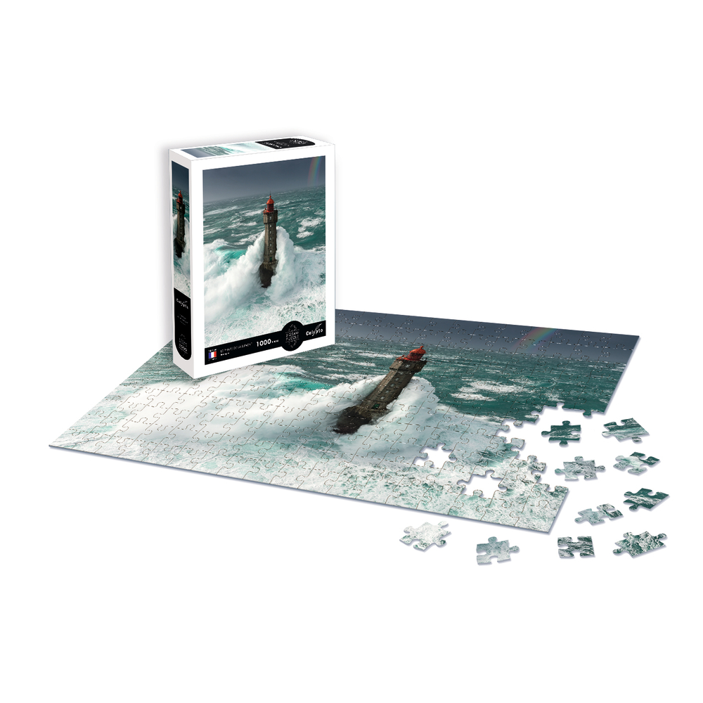 Puzzle 'Le Phare de la Jument, Bretagne' - 1000 pièces