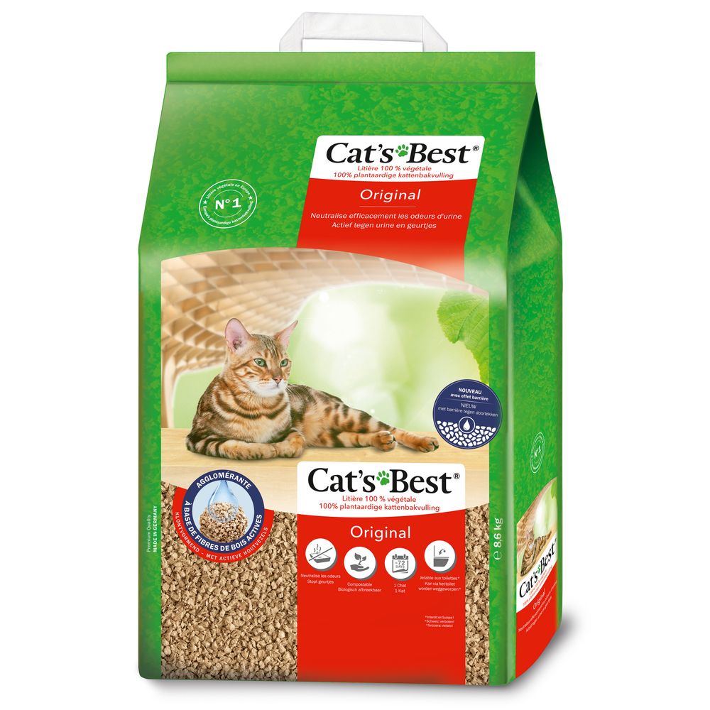 Litière agglomérante pour chat 'Original' - 8,6kg