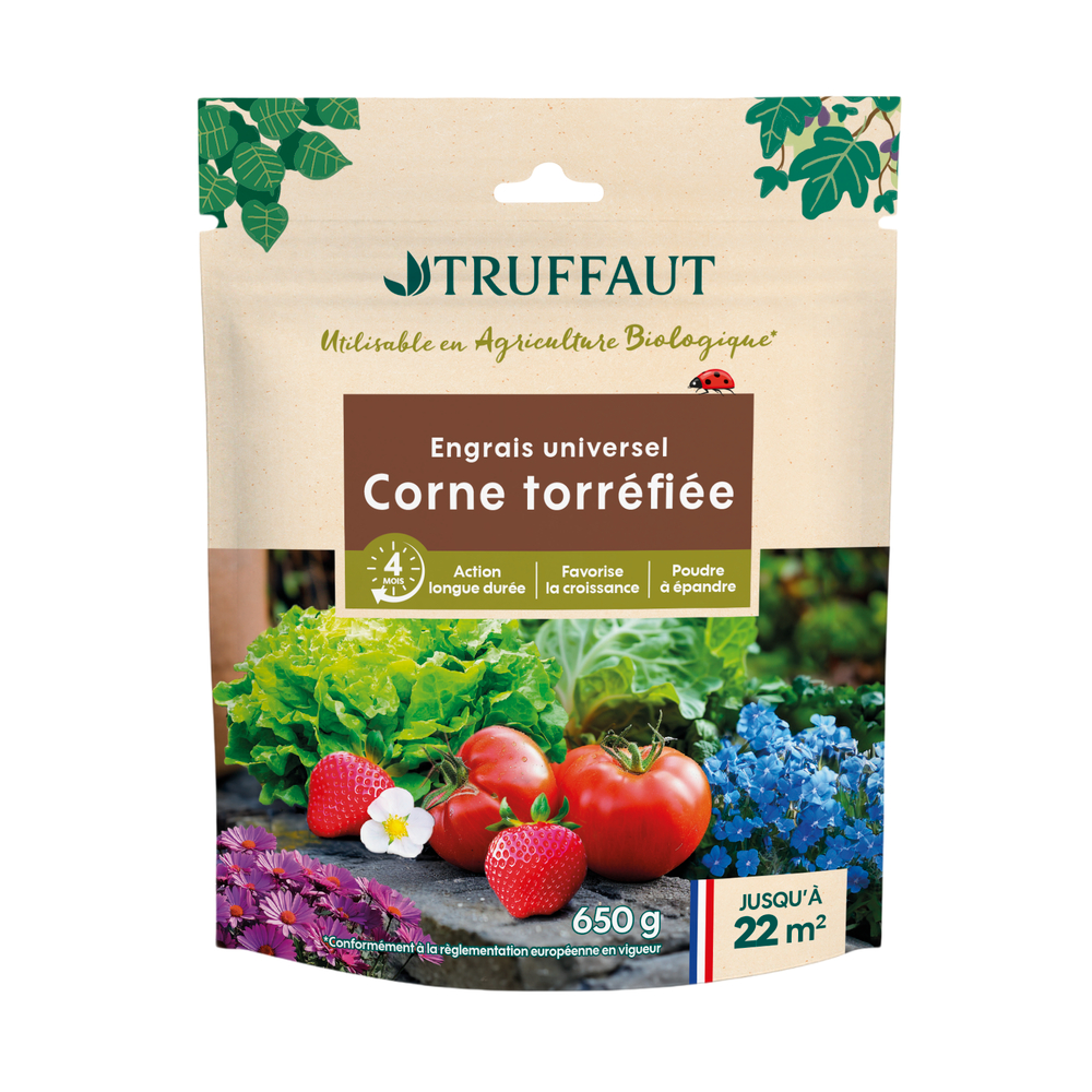 Engrais universel corne torréfiée - 650Gr