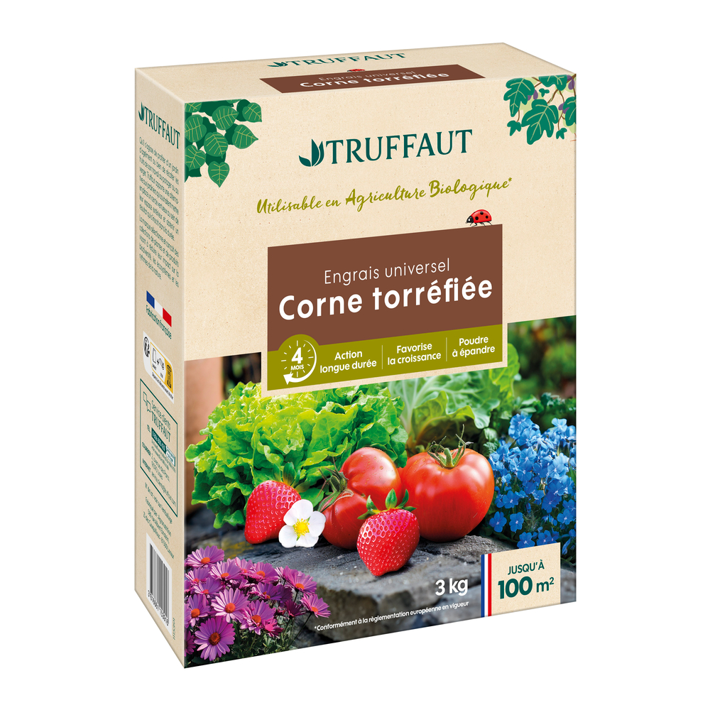 Engrais universel corne torréfiée - 3Kg