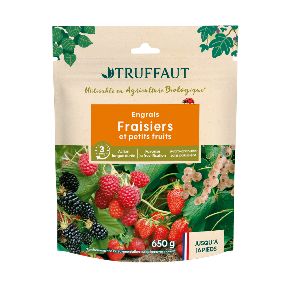 Engrais fraisiers et petits fruits - 650Gr
