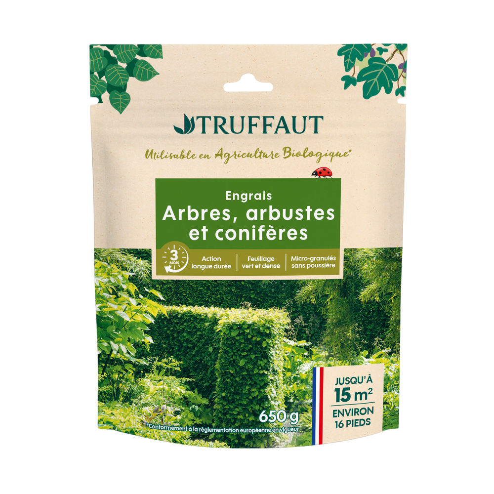 Engrais conifères, arbres et arbustes - 650Gr