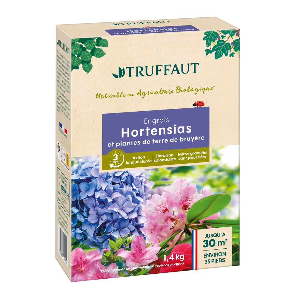 Engrais hortensias et plantes de terre de bruyère - 1,4Kg