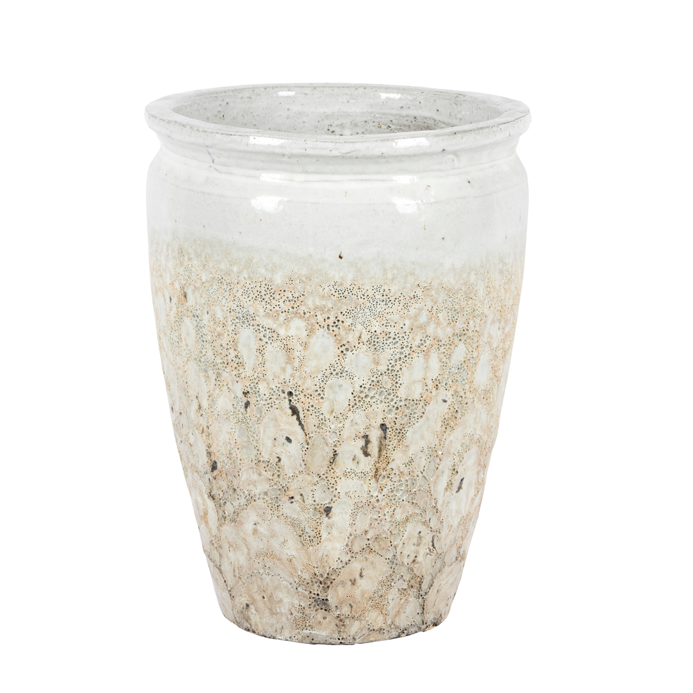 Pot Melbourne, coloris blanc D50XH70cm