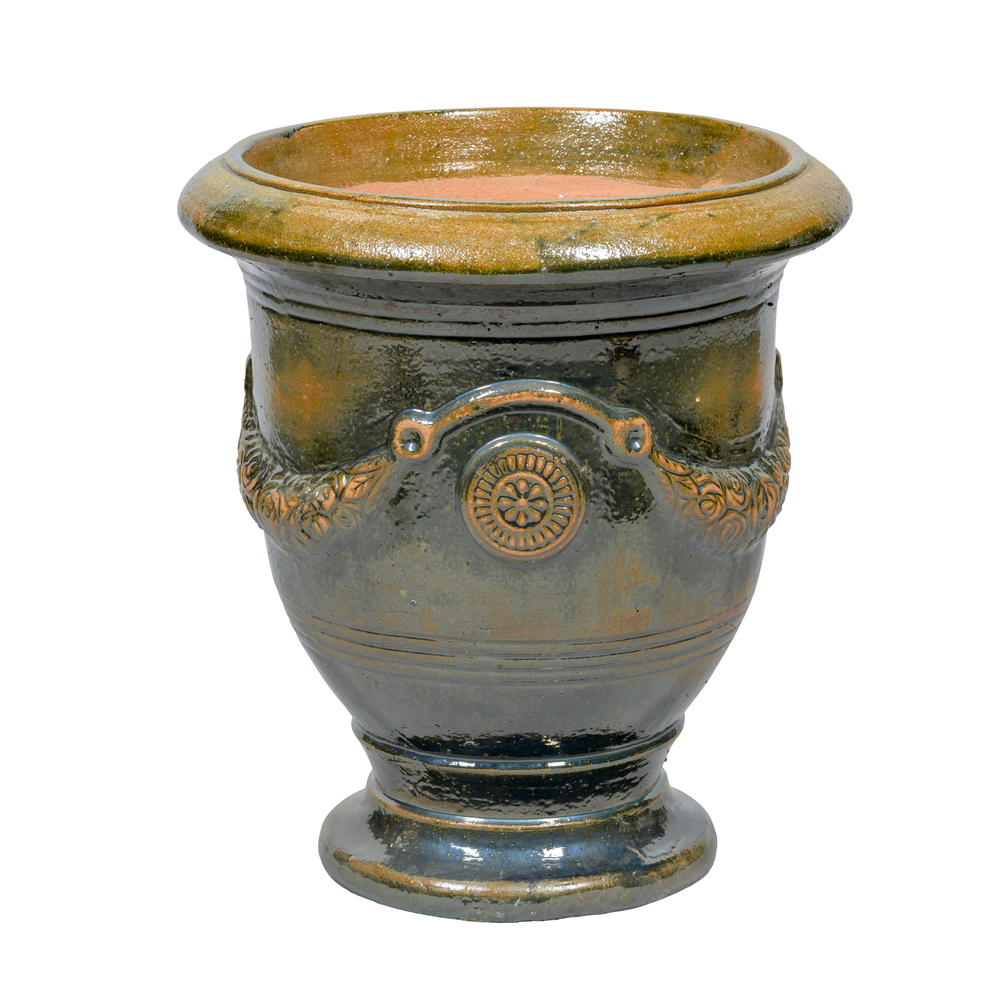 Pot Matpin, coloris vert D46xH49cm