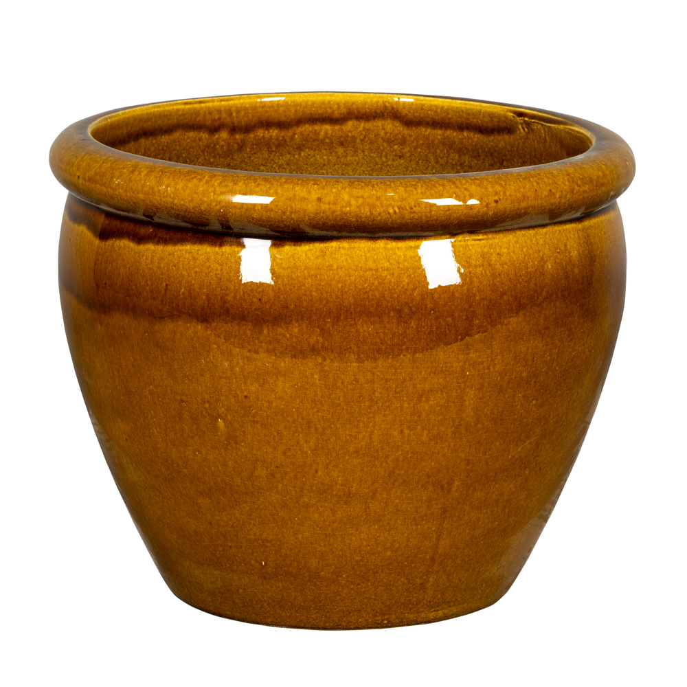 Pot Shan, coloris ocre D21xH16cm