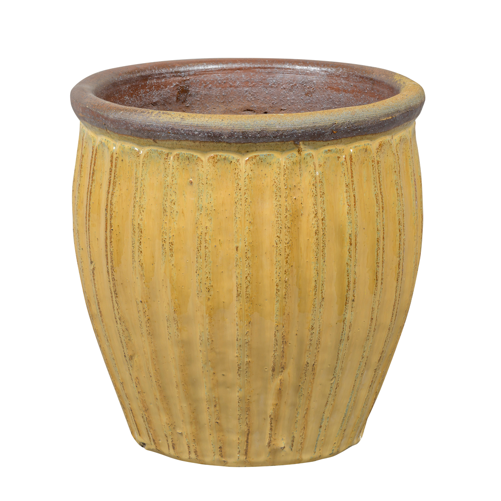 Pot Antica, coloris miel D28xH28cm