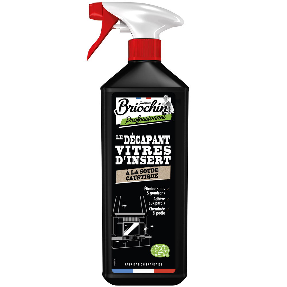 Décapant pour vitres d'insert à la soude caustique - 1L