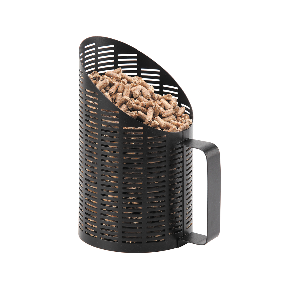 Pelle à granulés perforée 'Pulse', coloris noir