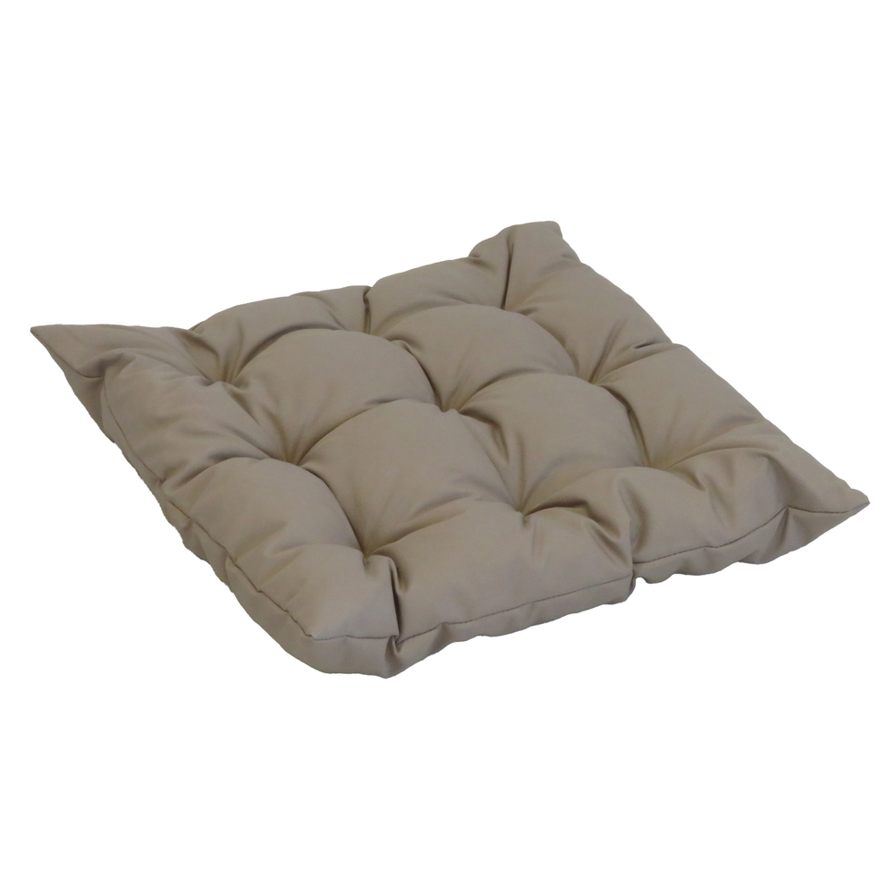 Assise fauteuil de jardin 'Monte-Carlo', coloris taupe - 46x46cm