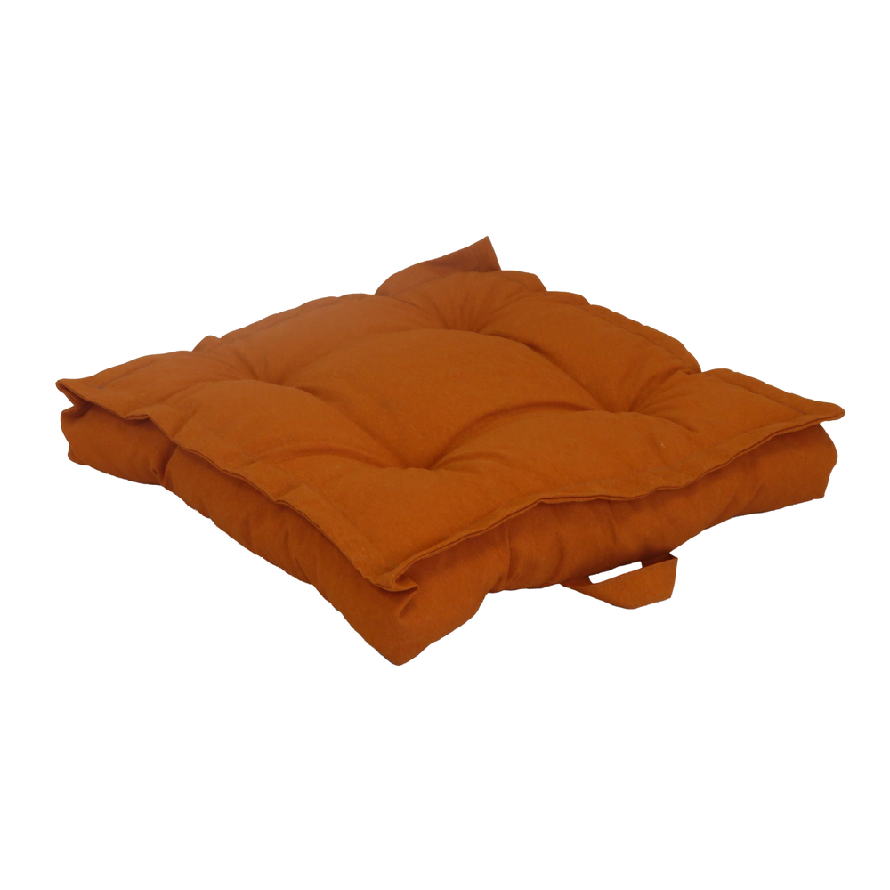 Coussin de sol Tatami, coloris abricot