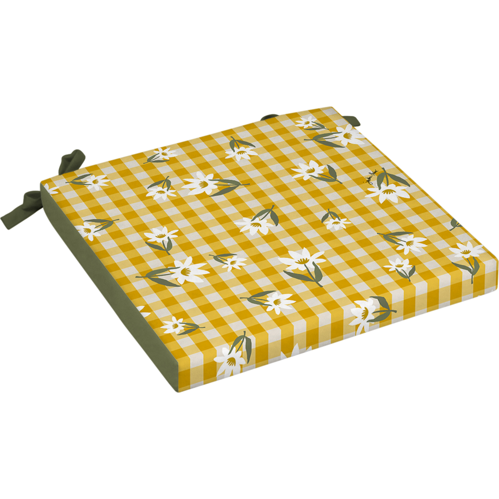 Assise de chaise Top Clémentine, coloris jaune