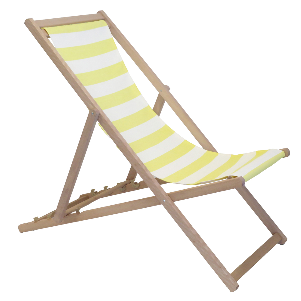 Chilienne amovible Nojo, coloris jaune avec rayures