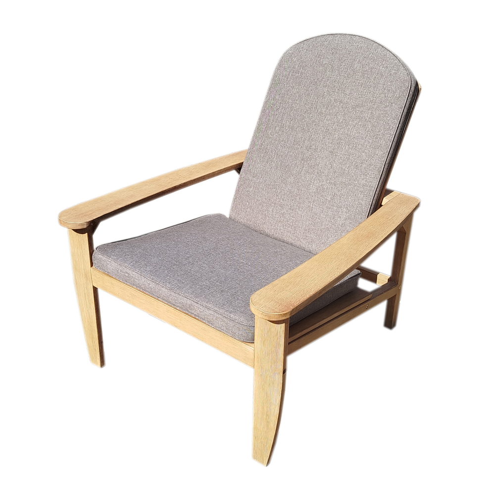 Fauteuil de détente Adirondack avec coussins, ligne MAYA - 95x74x83cm