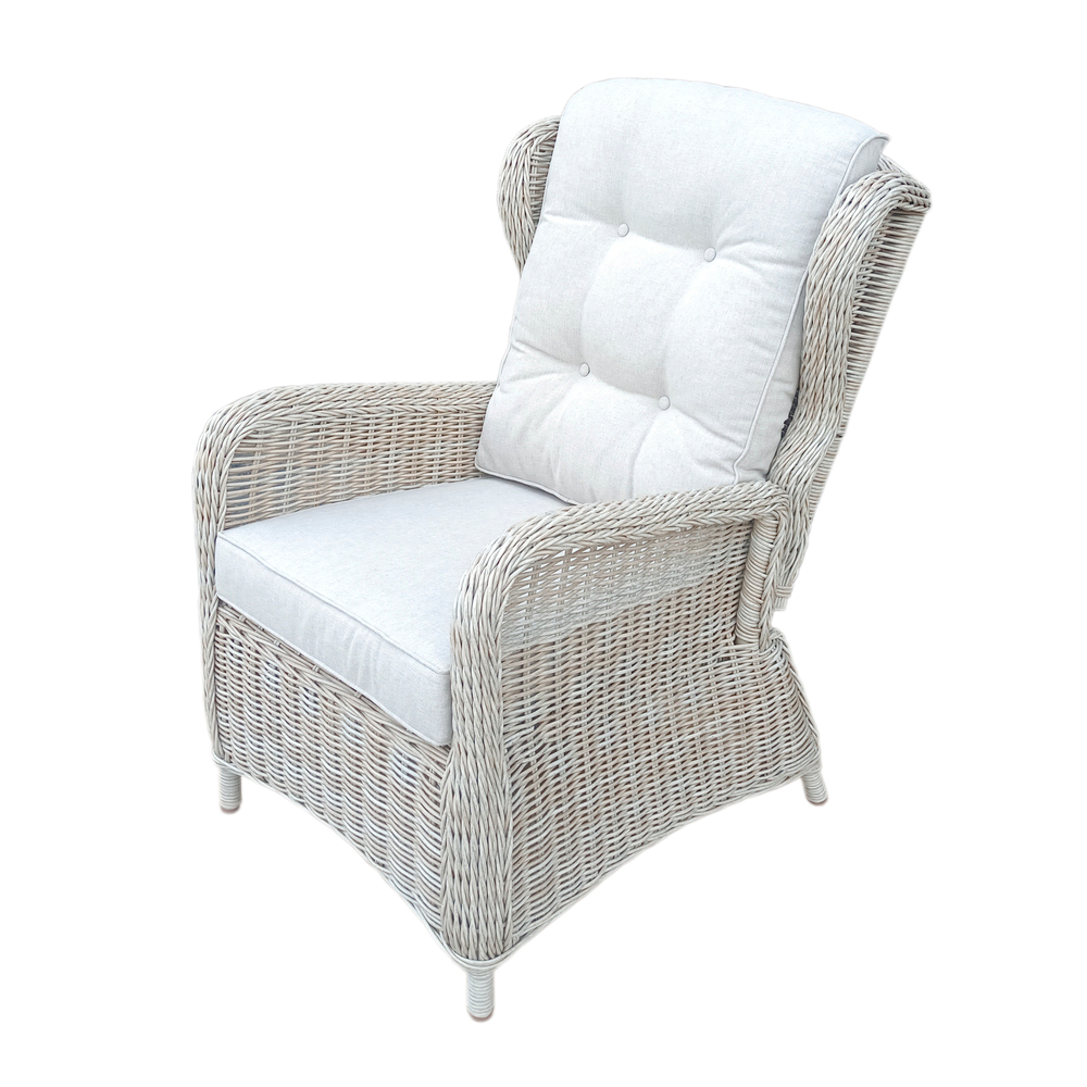 Fauteuil de détente inclinable avec coussins, ligne EOS - 88x62x103cm