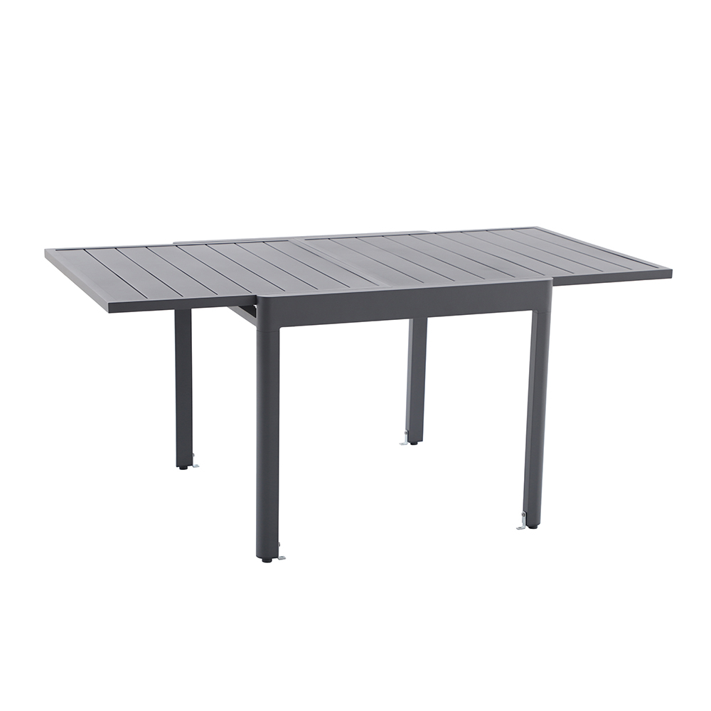 Table Riva, coloris graphite L167.5/88.5xl90xH75cm