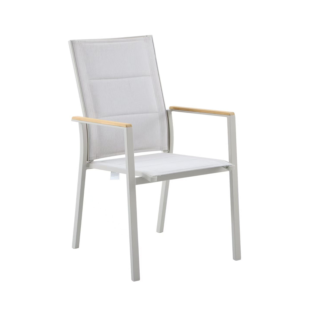Fauteuil Opra, coloris beige - L66.5xl55.5xH93cm