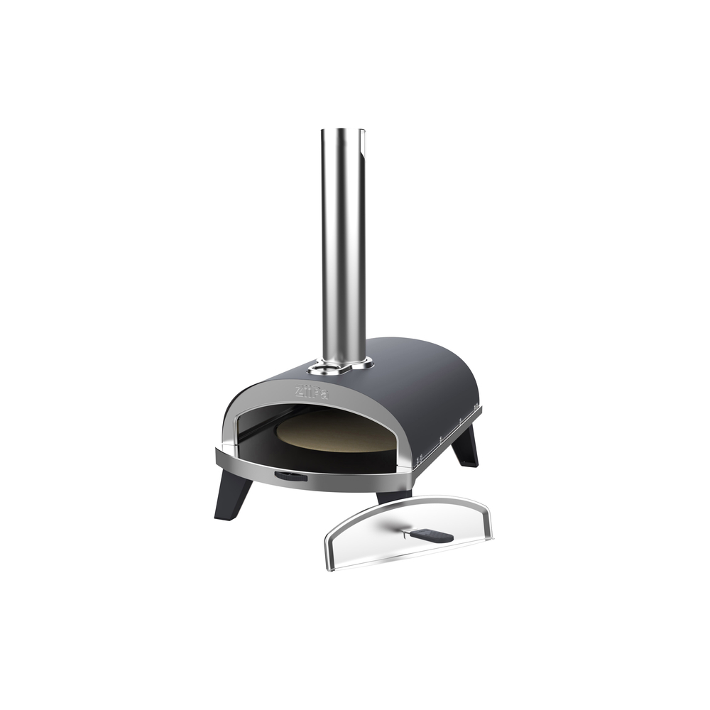 Four à pizza à pellets Piana, coloris ardoise