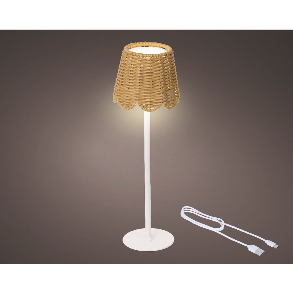 Lampe de table rechargeable intérieure