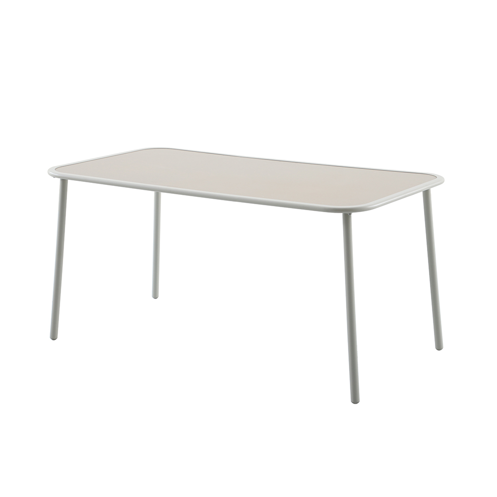 Table Viva, coloris beige - L150xl80xH72cm