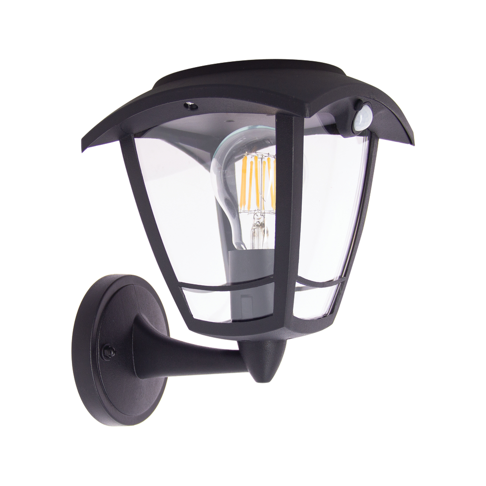 Applique murale solaire rétro LED, 400 lumens, détecteur de mouvement
