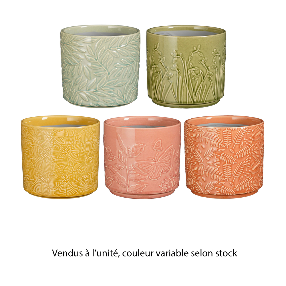 Cache-pot Turi H.12,5xD.14cm - Plusieurs coloris disponibles