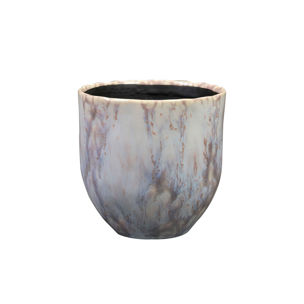 Cache-pot Davide lavender D.13 H.13cm