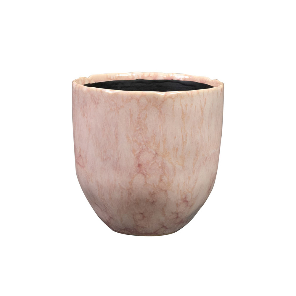 Cache-pot Davide rose D.13 H.13cm