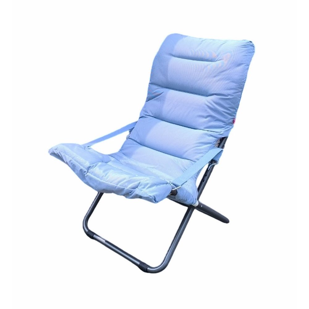 Fauteuil Fiesta Soft, en aluminium - coloris bleu ciel