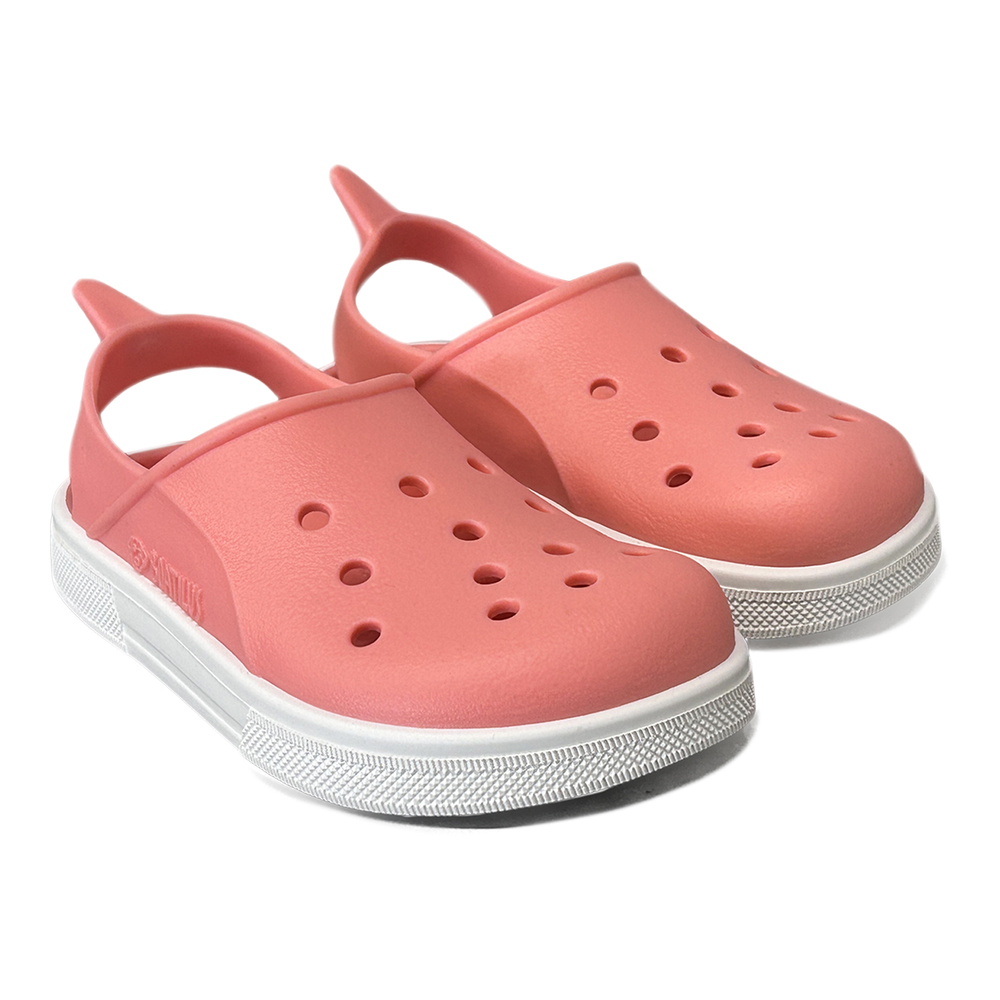 Sabots pour enfants 'Cloggy', coloris corail - taille 32/33