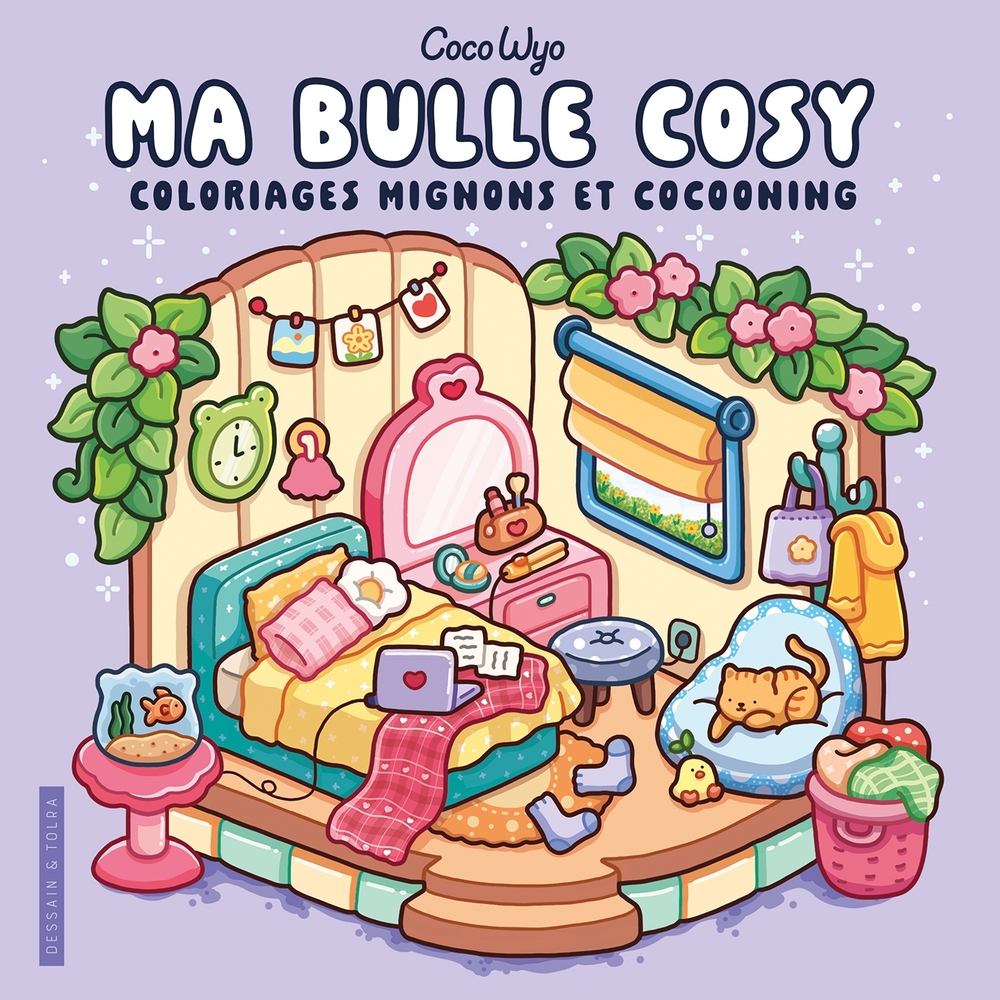 Livre de coloriage mignon 'Ma bulle cosy' - 96 pages