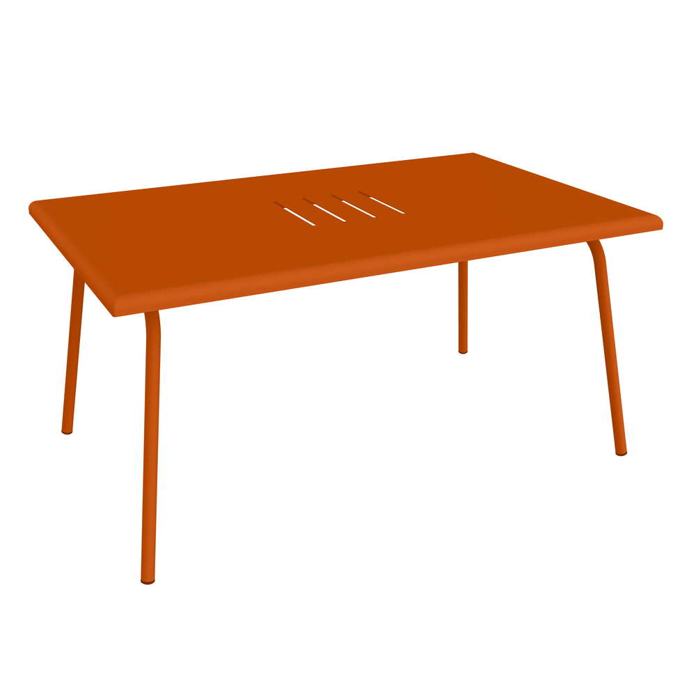Table basse Monceau, coloris orange confite - L.92xl.57cm