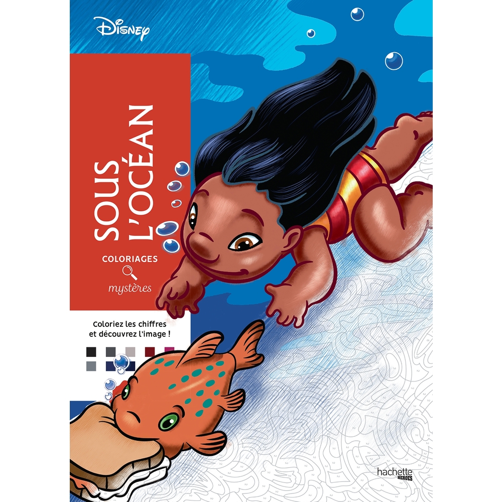 100 coloriages mystères 'Sous l'océan'